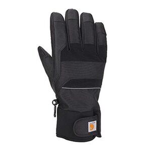 Mens Work Gloves Waterproof Fleece Lined Durable Synthetic Leather Outdoor Glove